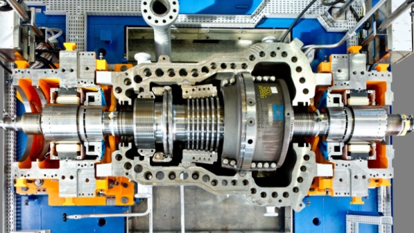 View of a Steam Turbine